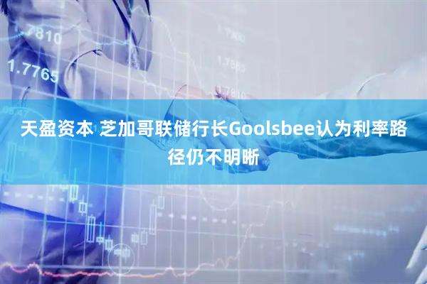 天盈资本 芝加哥联储行长Goolsbee认为利率路径仍不明晰