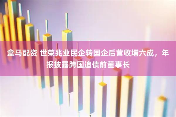 盒马配资 世荣兆业民企转国企后营收增六成，年报披露跨国追债前董事长