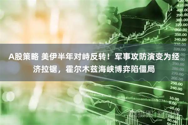 A股策略 美伊半年对峙反转！军事攻防演变为经济拉锯，霍尔木兹海峡博弈陷僵局